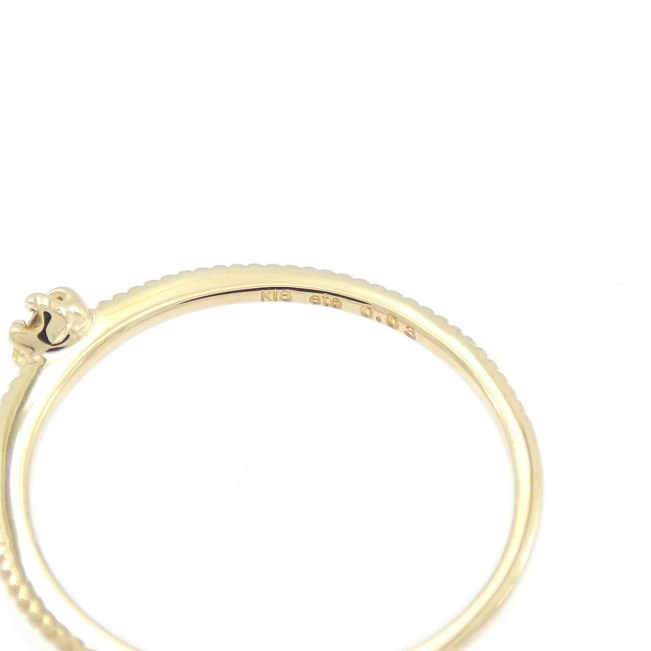 エテ ダイヤモンド ピンキーリング 0.03CT