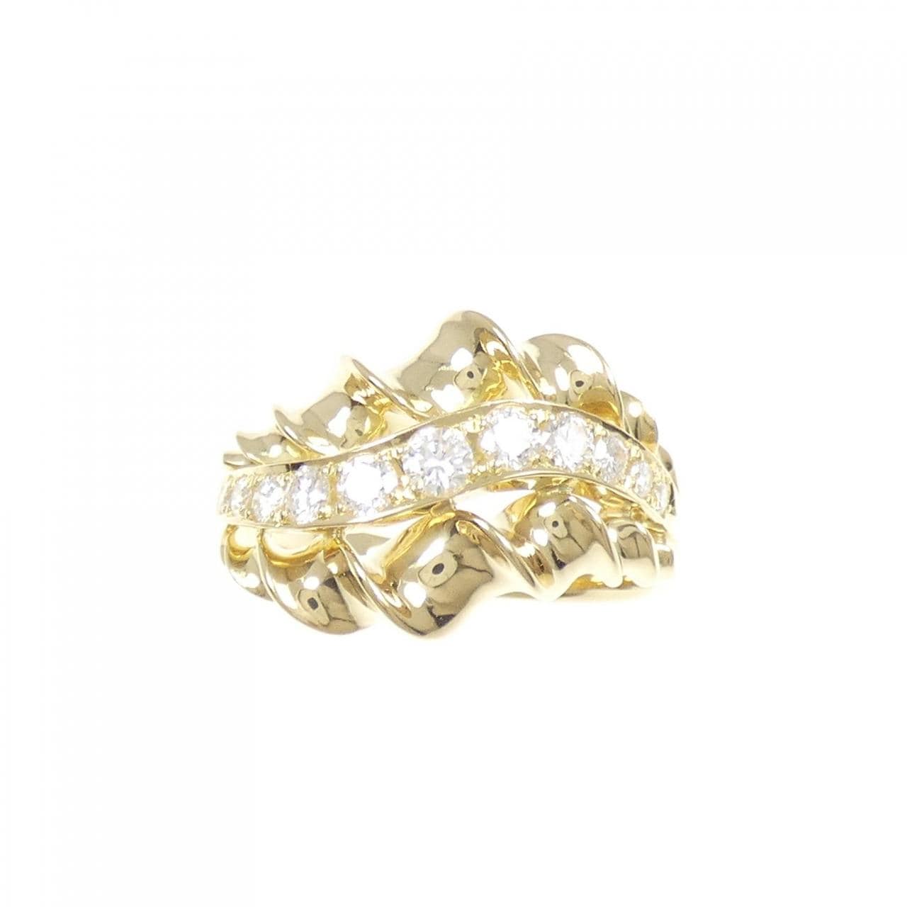 750YG ダイヤモンド リング