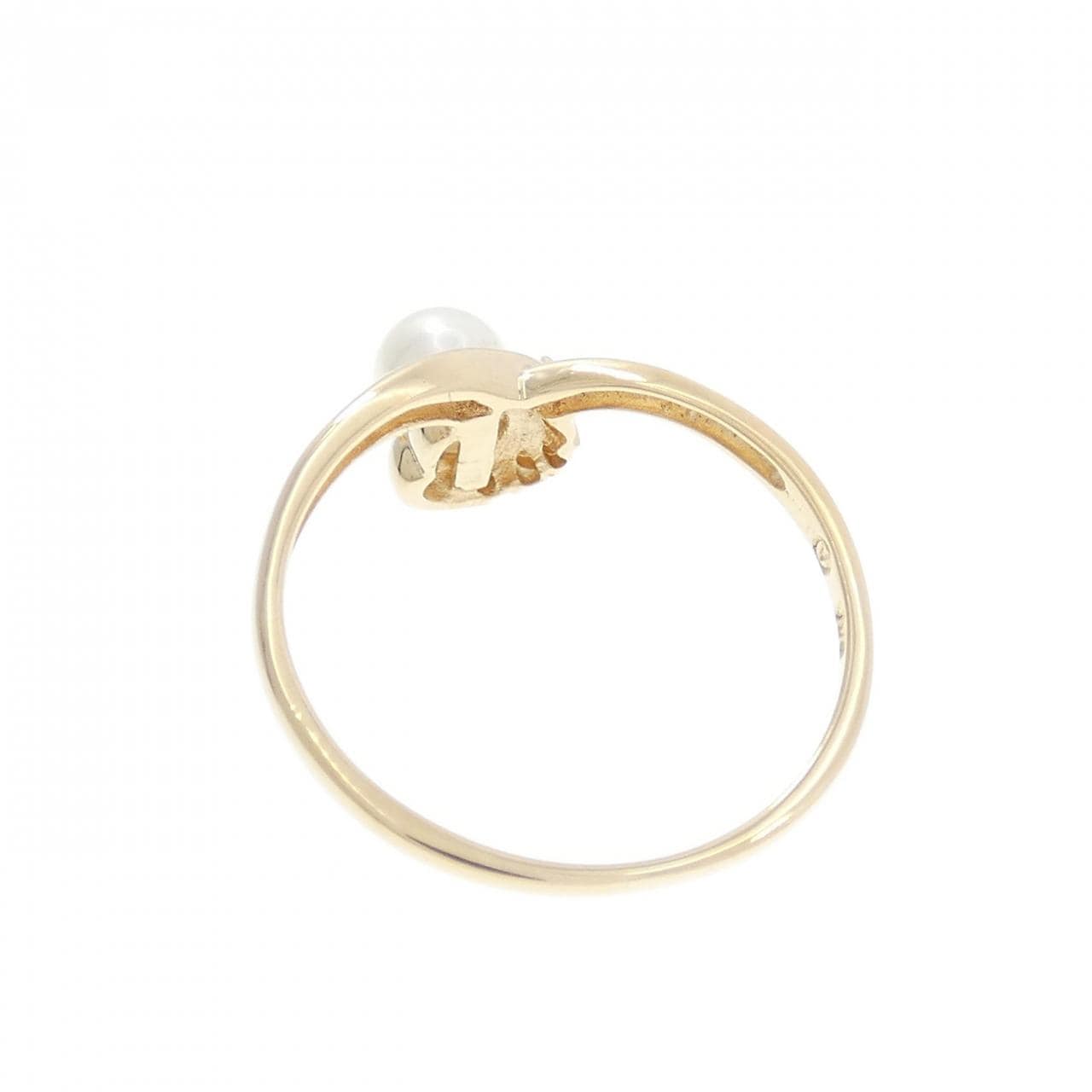 K18YG アコヤパール リング 4.5mm