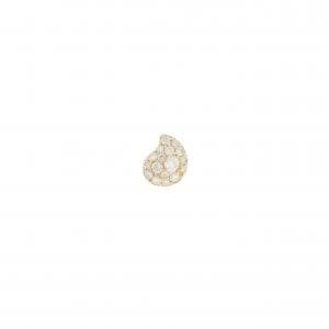 K18PG ダイヤモンド ピアス 0.15CT 片耳