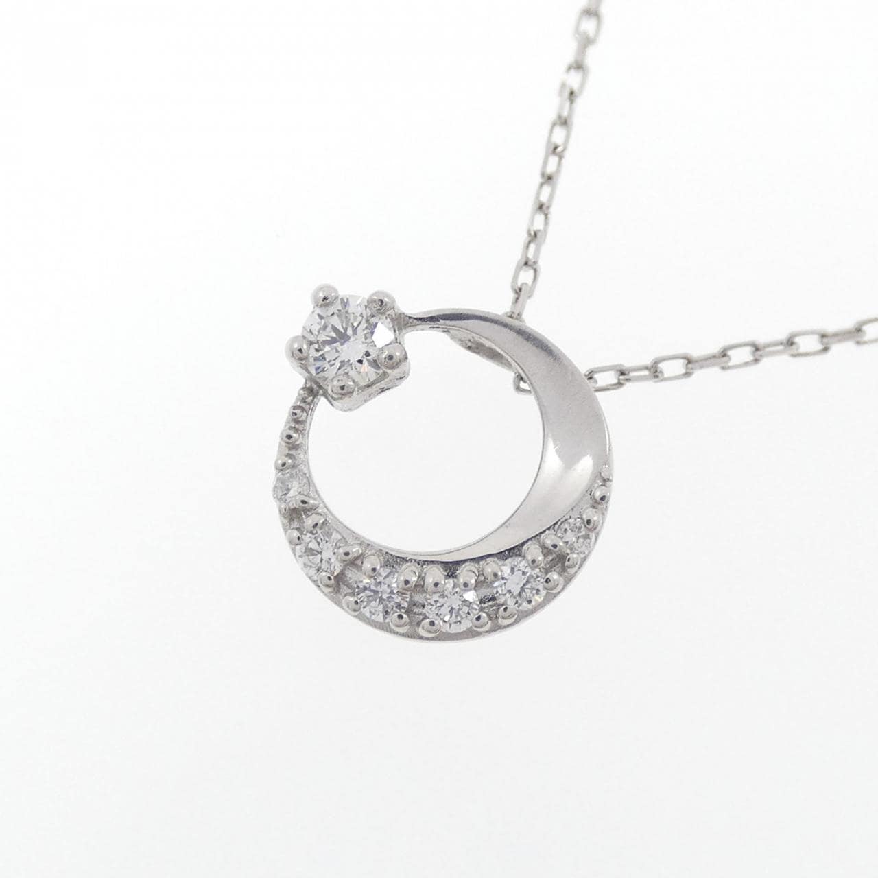 PT ダイヤモンド ネックレス 0.12CT