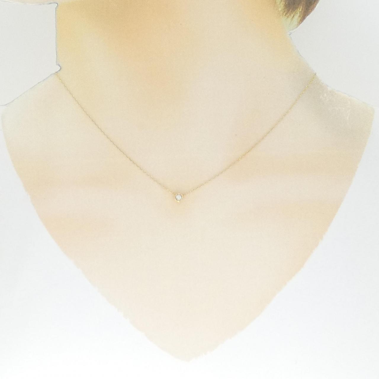 K18YG ダイヤモンド ネックレス 0.06CT