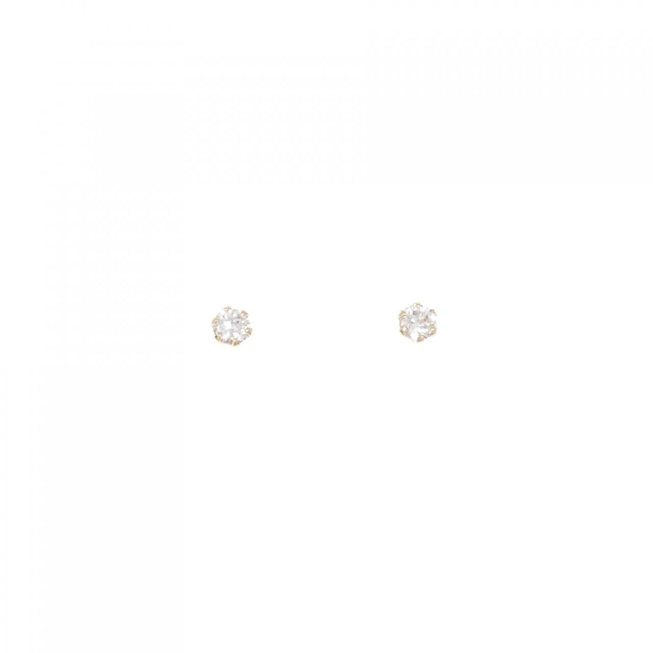 K18YG キュービック ピアス