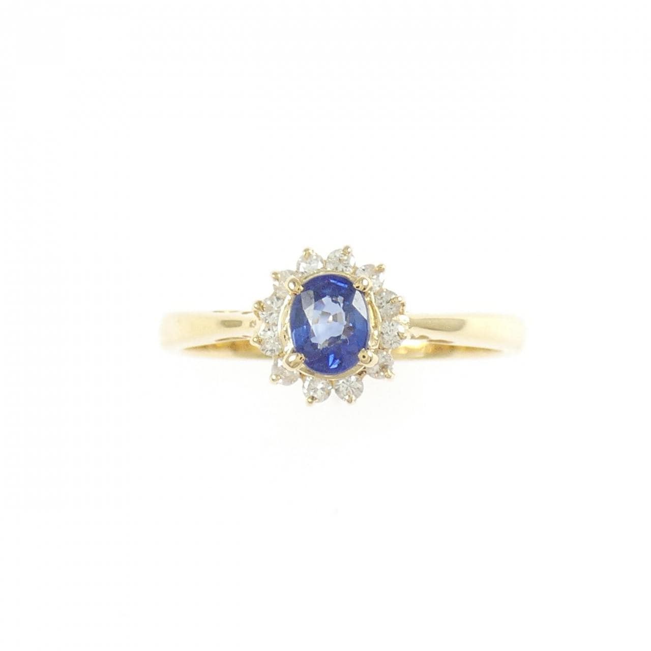K18YG サファイヤ リング 0.31CT
