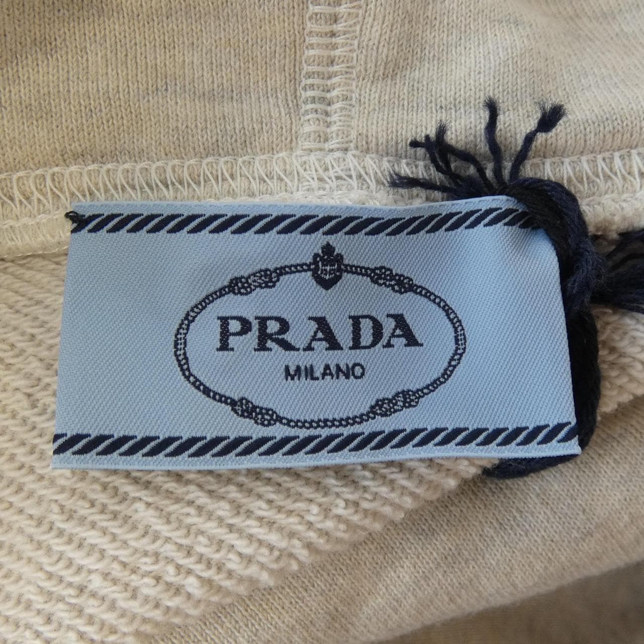 プラダ PRADA ナチュラルコットンフリースフーディ 134717 SOOO 17IP パーカー