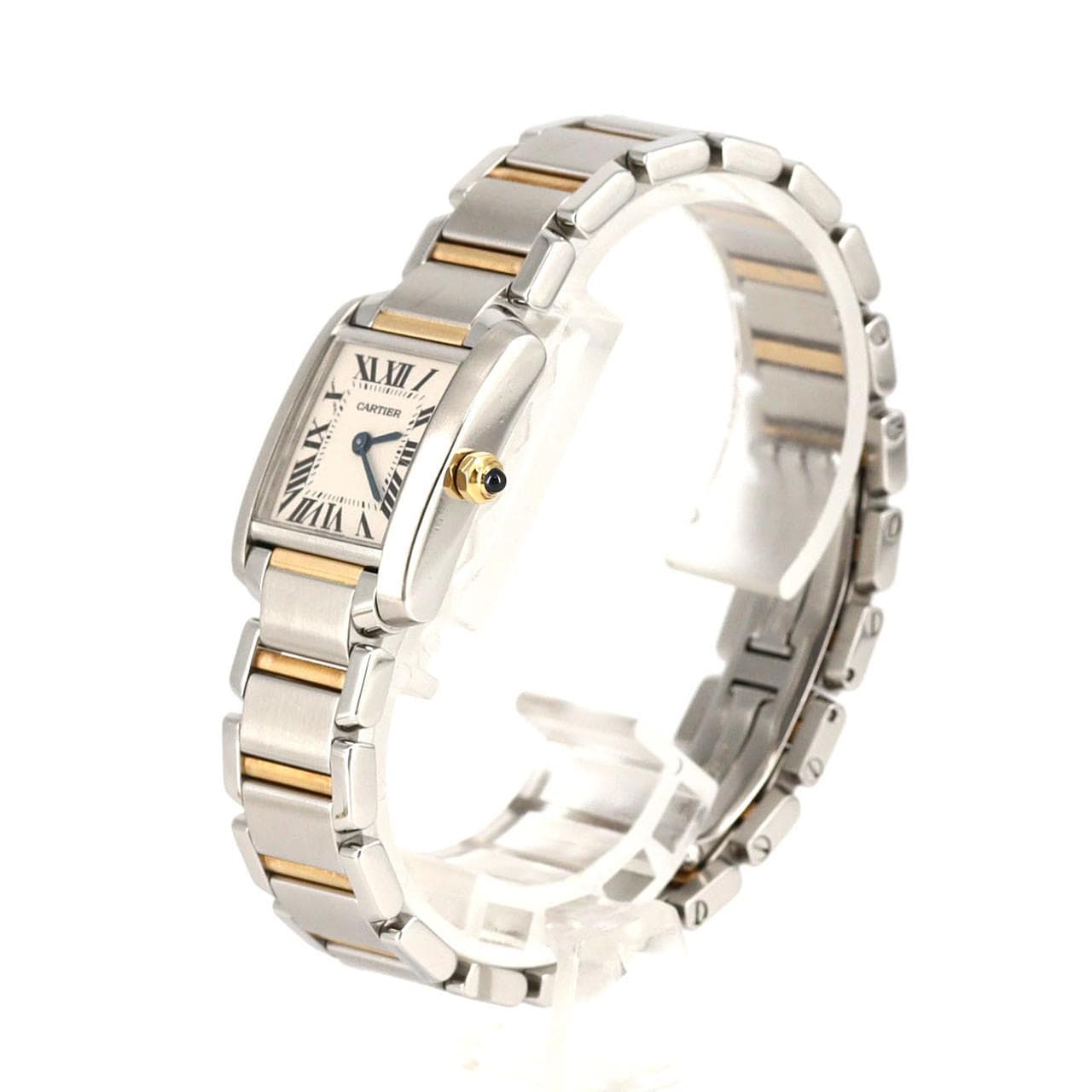 カルティエ タンクフランセーズSM コンビ W51007Q4 SSxYG クォーツ