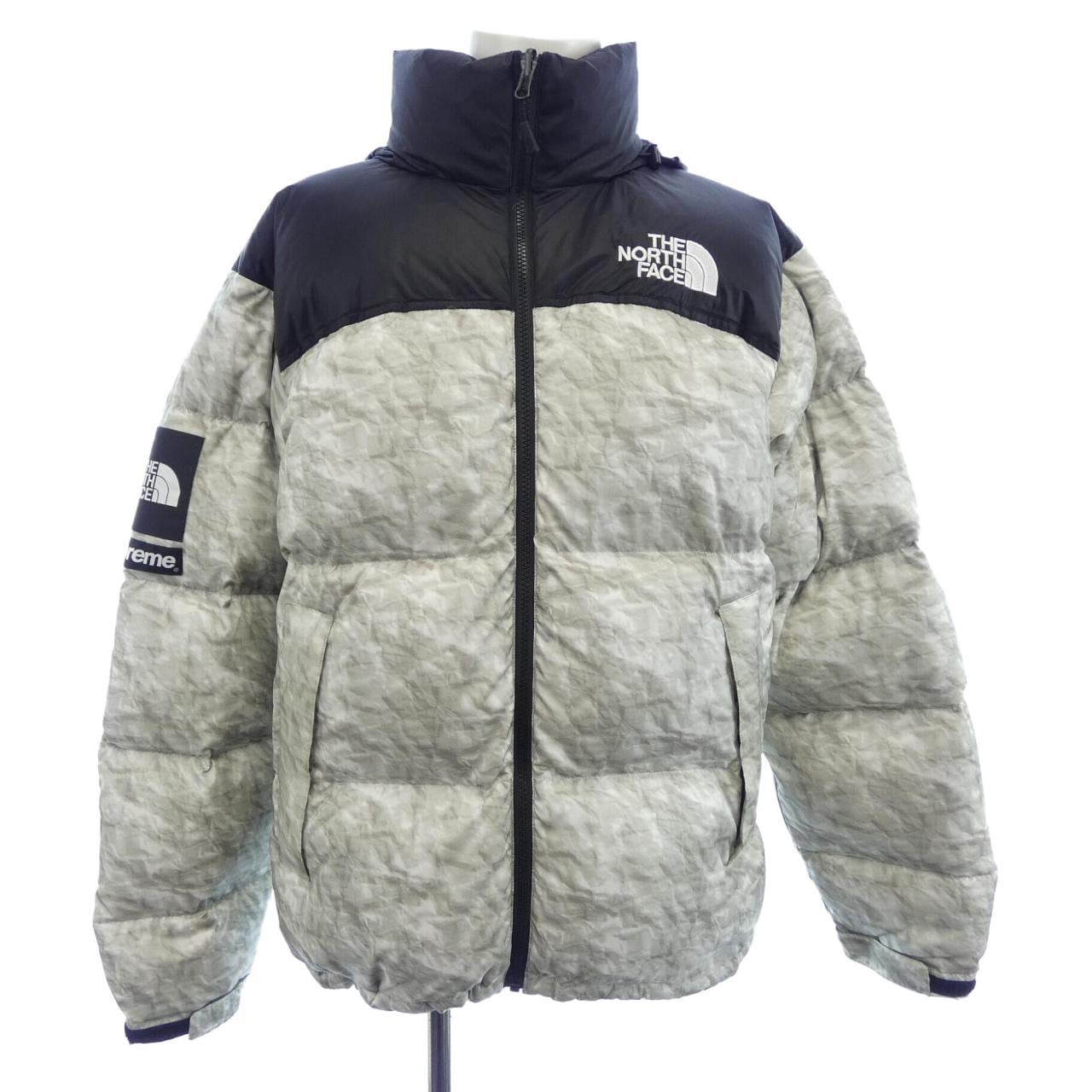 シュプリームザノースフェイス SUPREME×THE NORTH FACE PAPER PRINT NUPTSE J ダウンジャケット