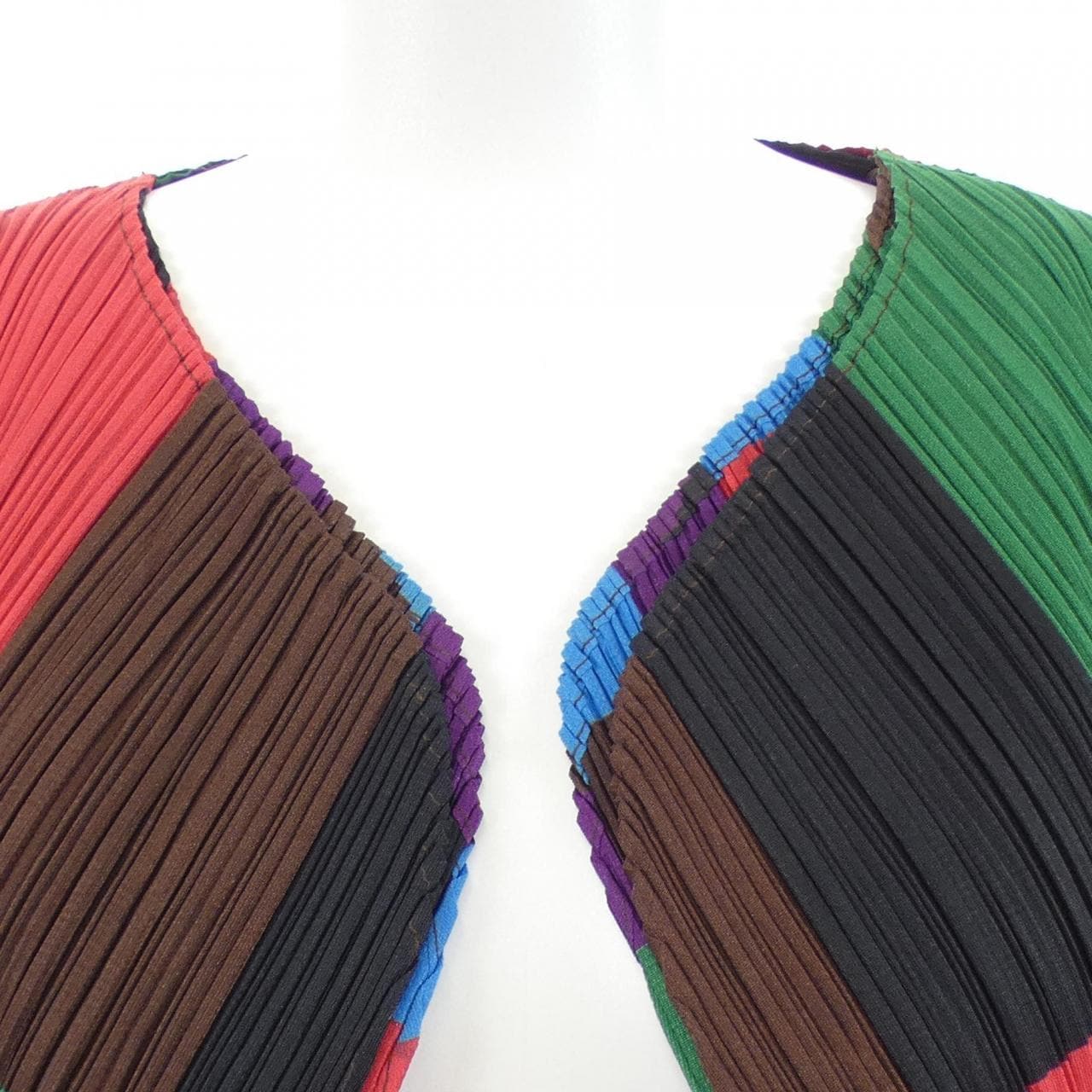 【ヴィンテージ】プリーツプリーズ PLEATS PLEASE 2001 マルチカラー PP14-JD344 カーディガン