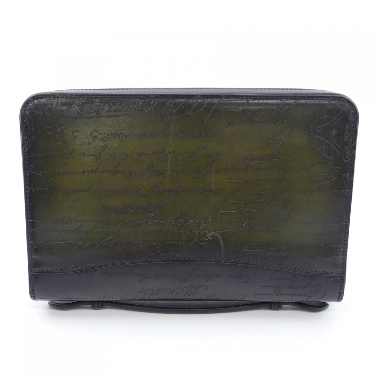 ベルルッティ Berluti スクリットレザーロングジップウォレット イタウバワイドグランディアントマキシ WALLET