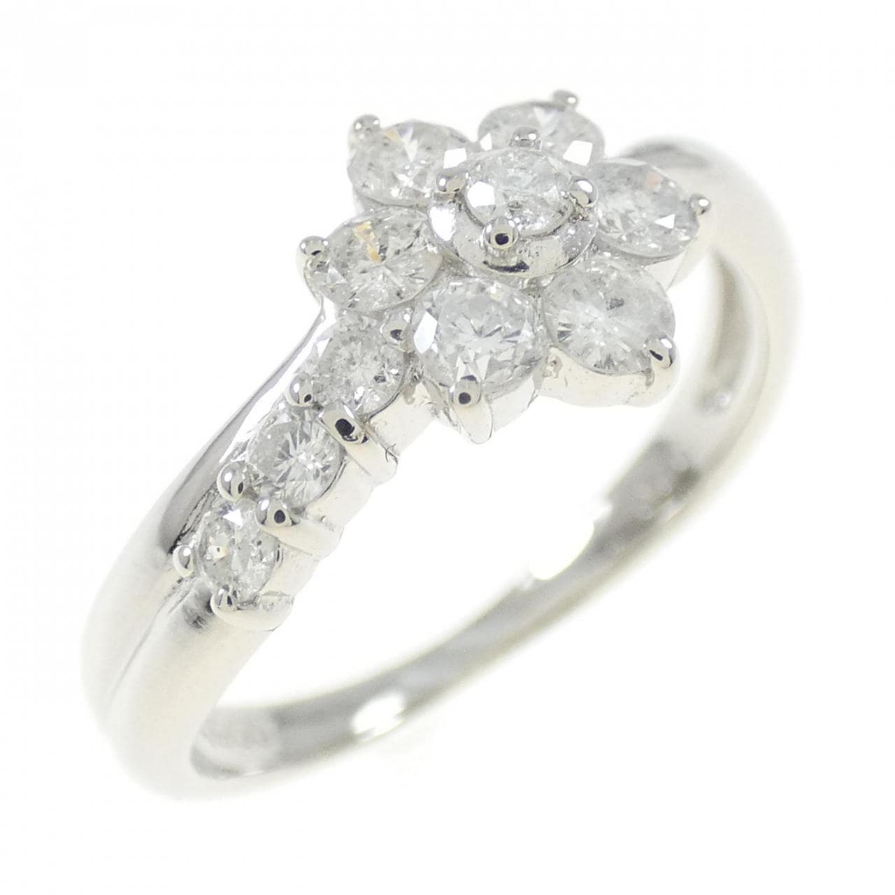 PT フラワー ダイヤモンド リング 0.50CT
