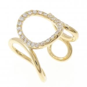 750YG ダイヤモンド リング 0.75CT