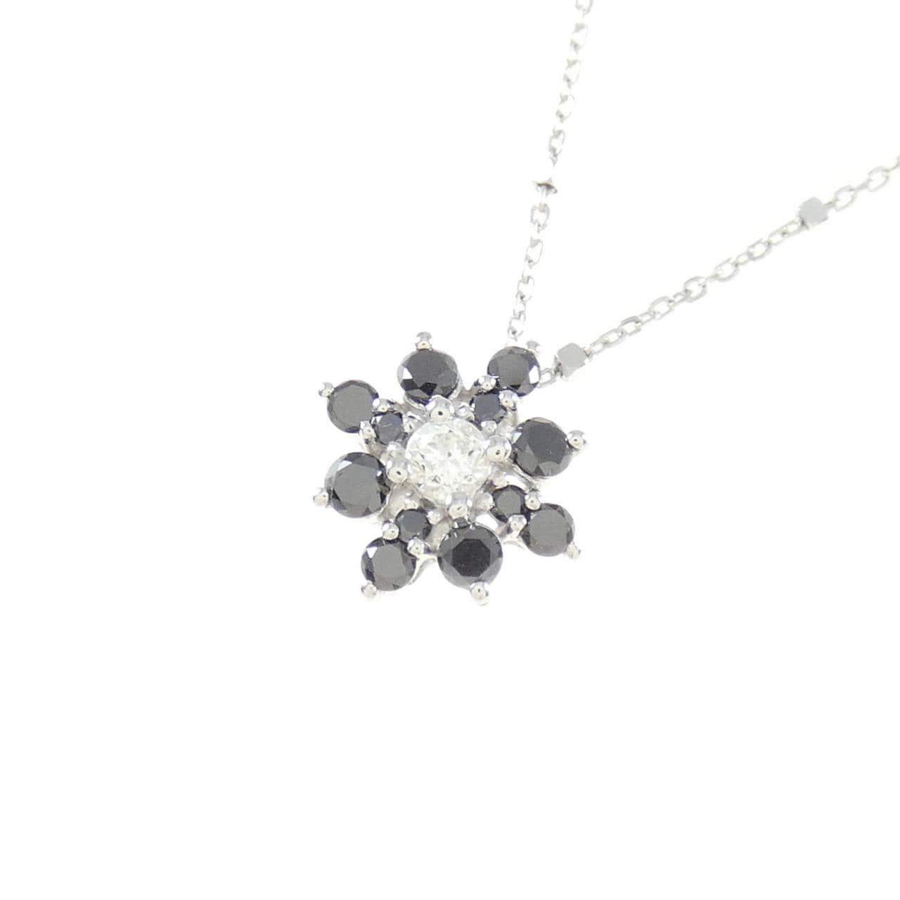 K18WG ダイヤモンド ネックレス 0.06CT