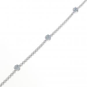 K18WG ダイヤモンド ブレスレット 1.50CT
