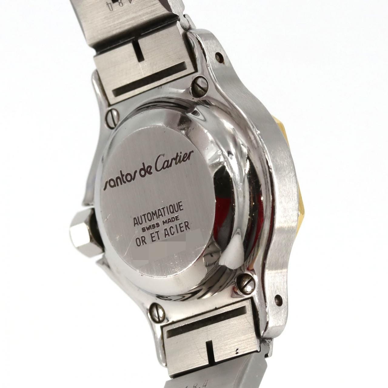 カルティエ サントスオクタゴンSM コンビ SSxYG 自動巻