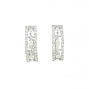 【新品】PT900 ダイヤモンド ピアス 0.50CT