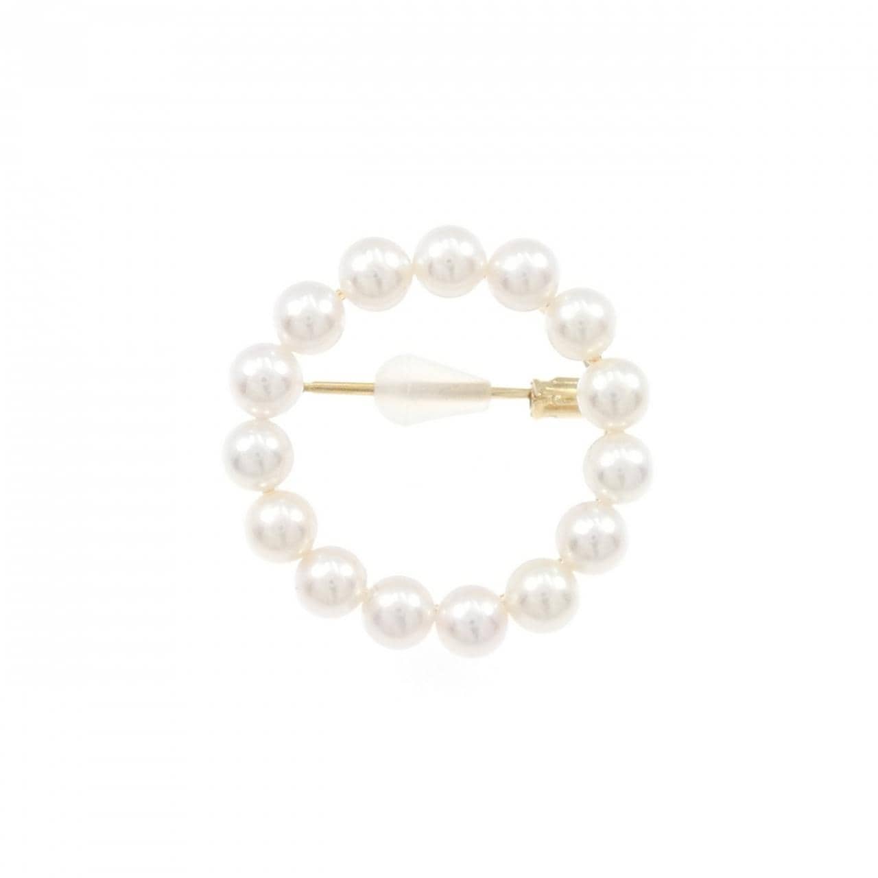 K18YG アコヤパール ブローチ