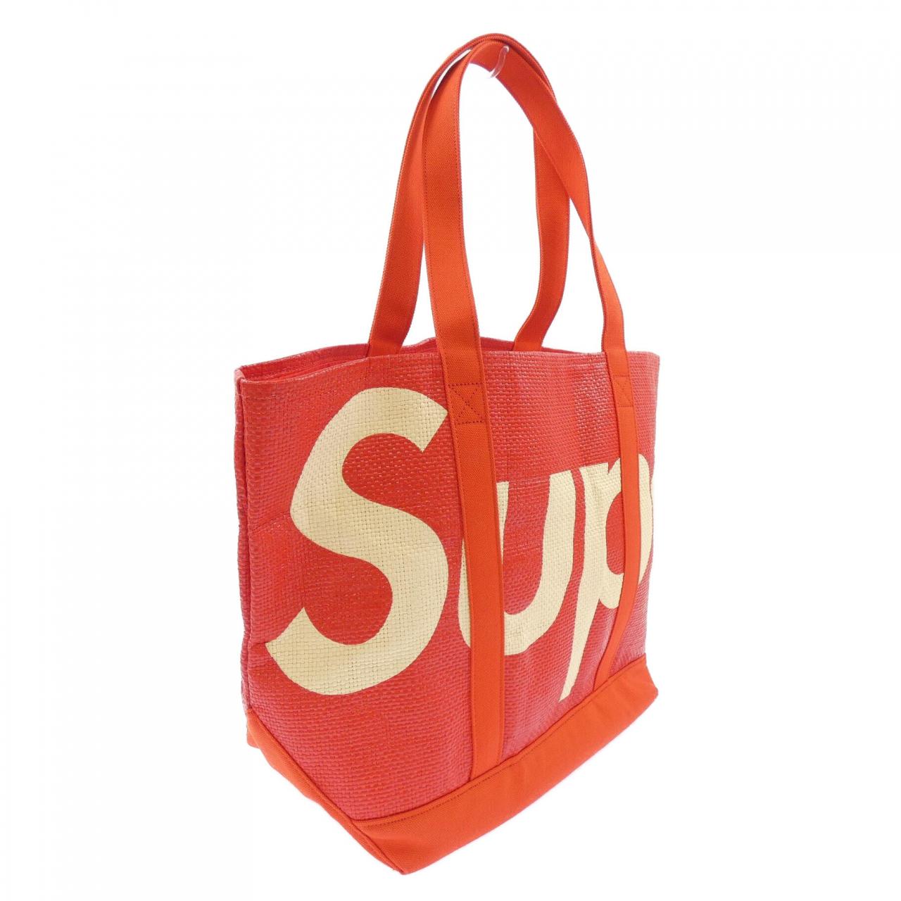シュプリーム SUPREME RAFFIA TOTE BAG