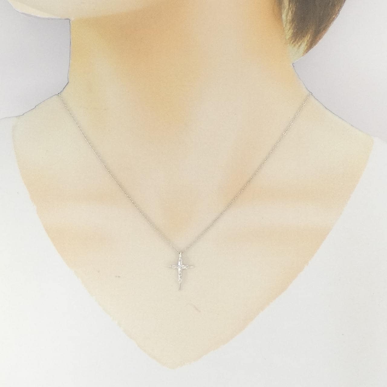 アーカー エターナルクロス ネックレス 0.1CT
