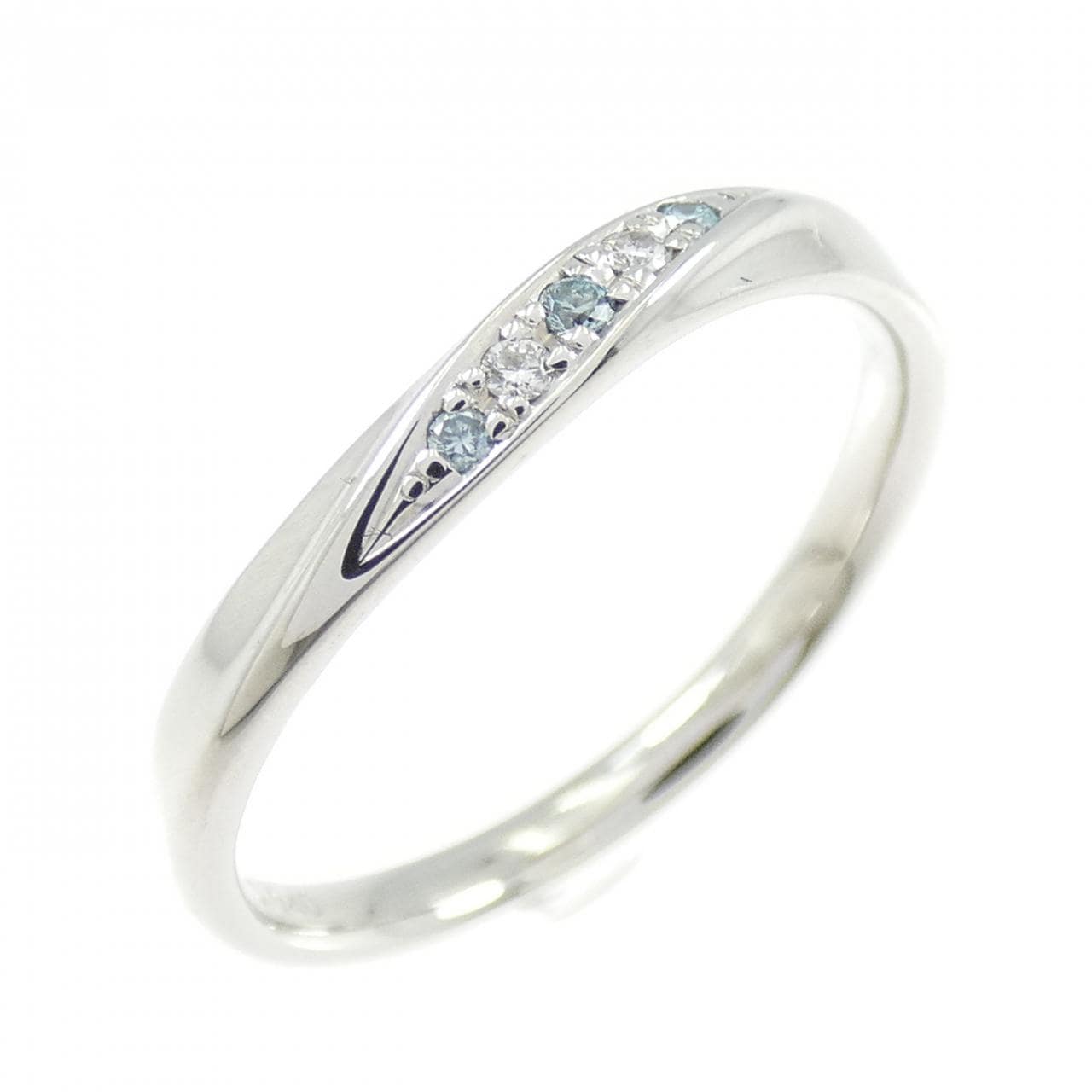 PT950 ダイヤモンド リング 0.040CT