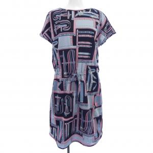 エルメス HERMES レトルエケストル LETTRES EQUESTRES 4H4523DS カットワンピース