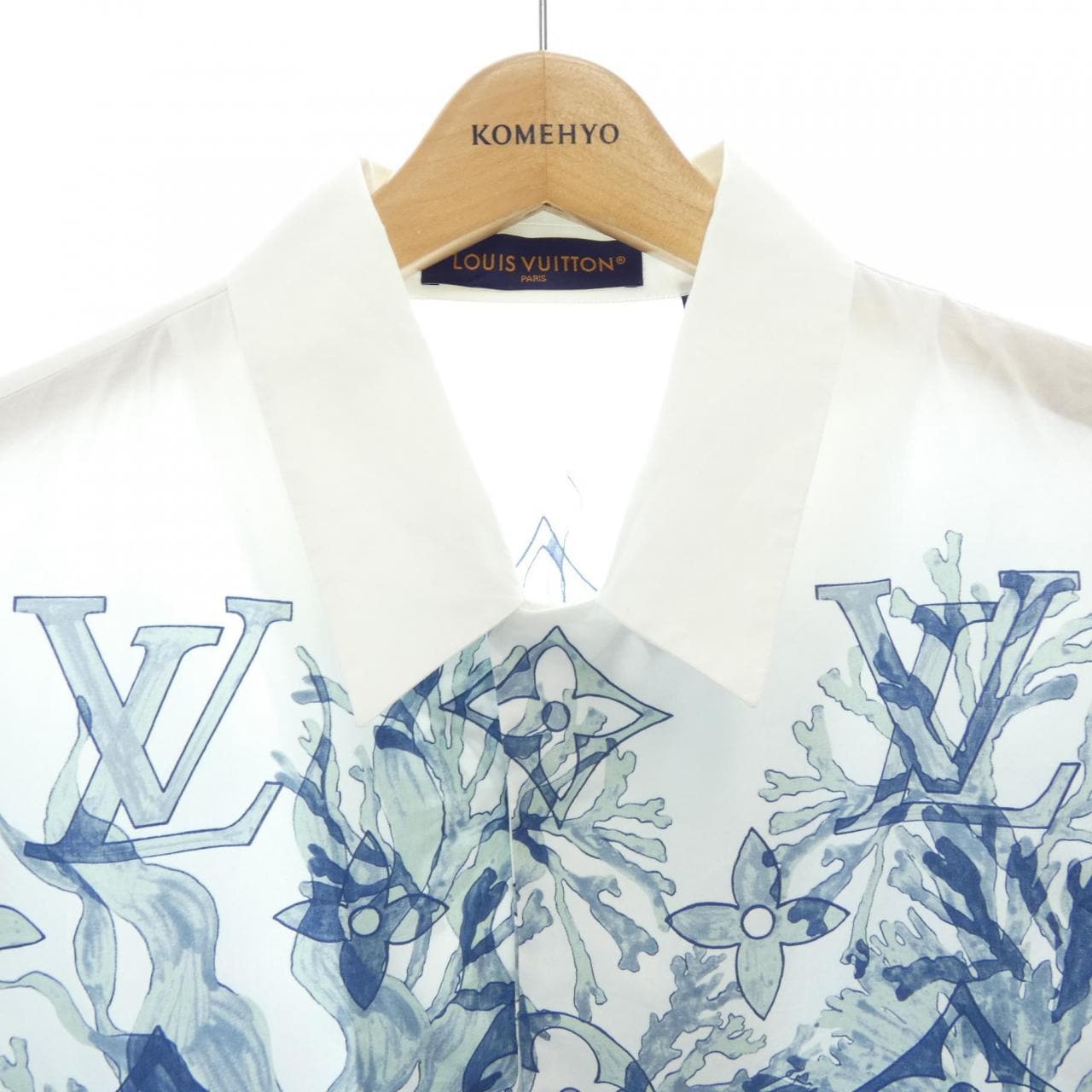 ルイヴィトン LOUIS VUITTON グラフィックショートスリーブコットンシャツ HPS36WAAV S／Sシャツ