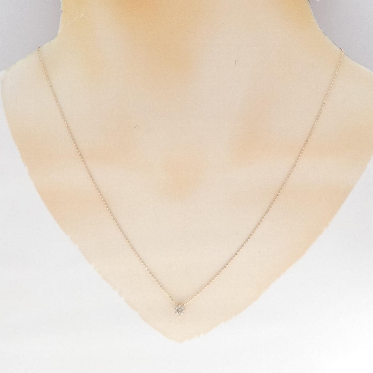 K18PG ダイヤモンド ネックレス 0.30CT
