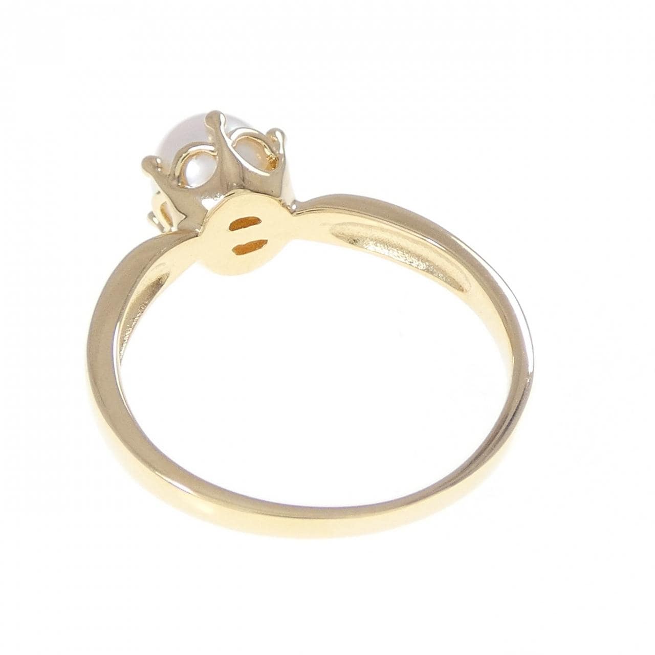 K18YG アコヤパール リング 5.8mm