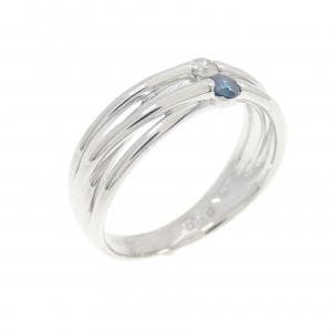 K18WG ダイヤモンド リング 0.08CT