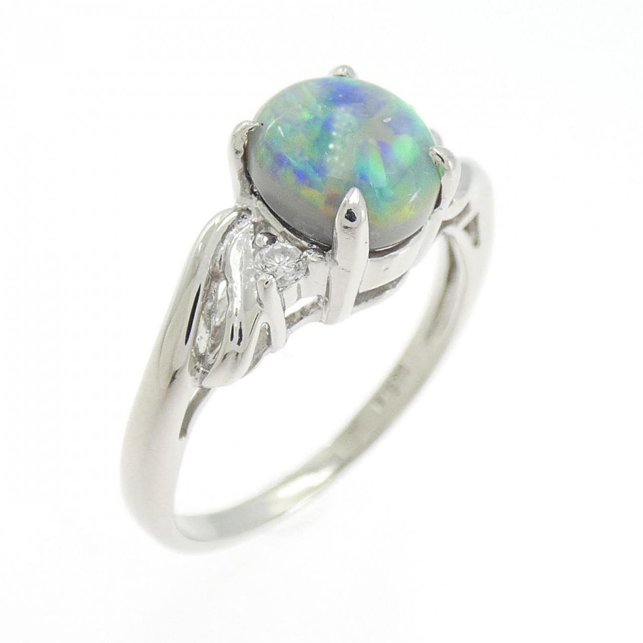 PT900 ブラックオパール リング