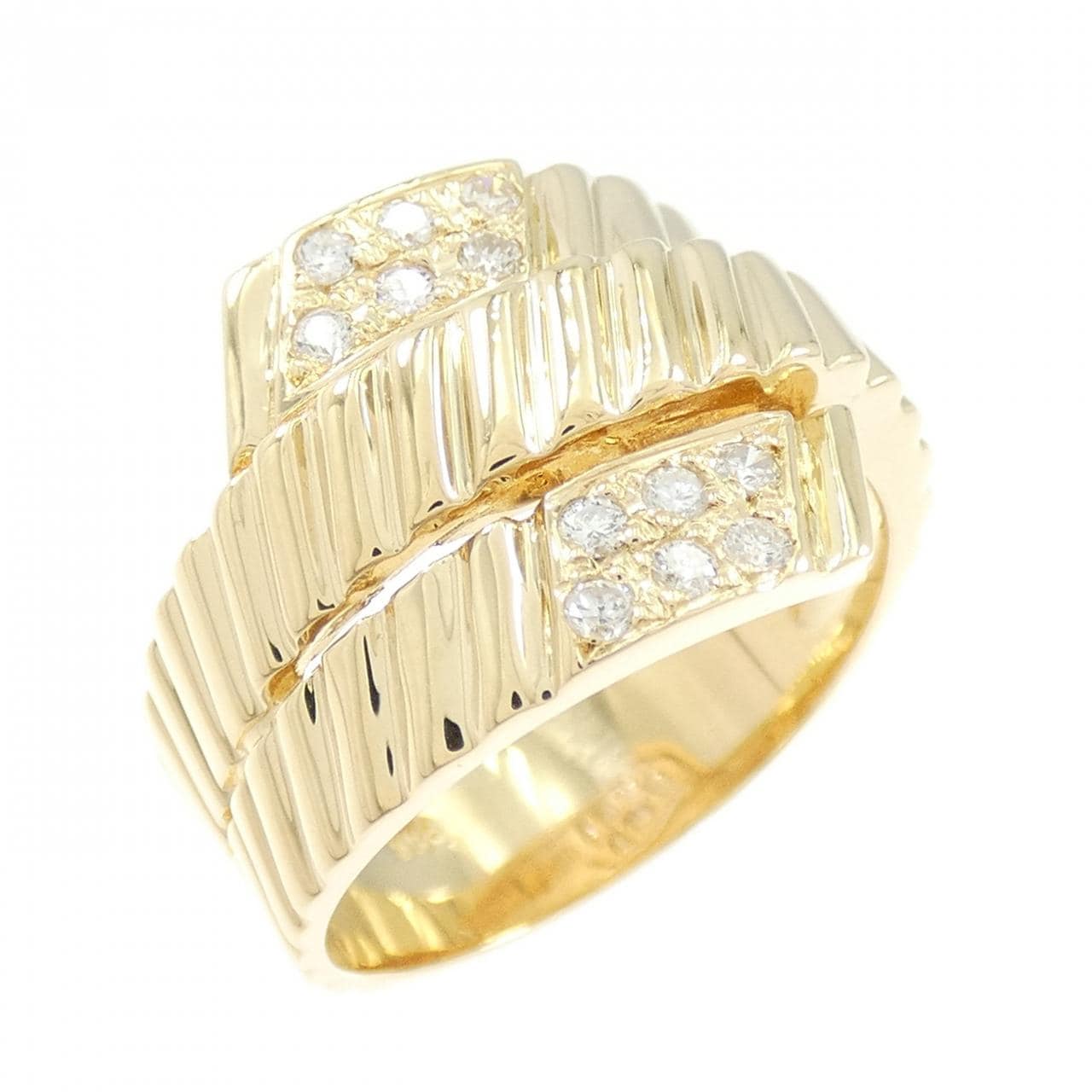 K18YG ダイヤモンド リング 0.17CT