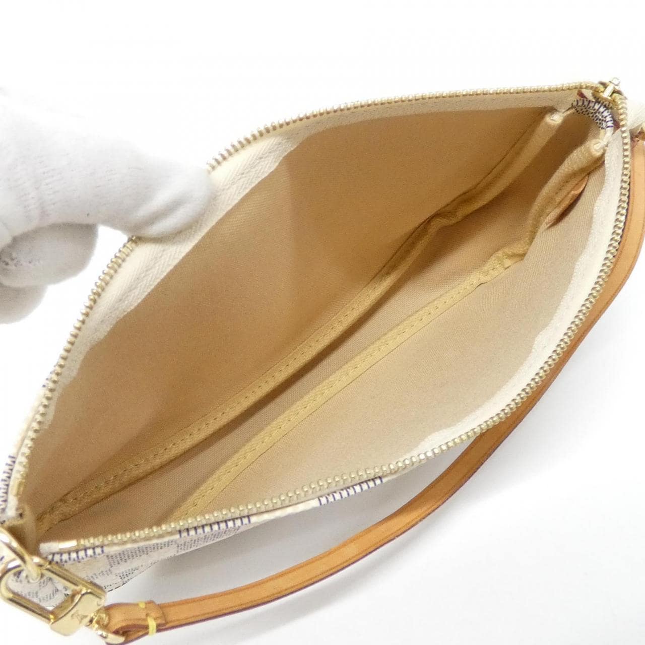 ルイヴィトン ダミエ アズール ポシェット アクセソワール N51986 アクセサリーポーチ