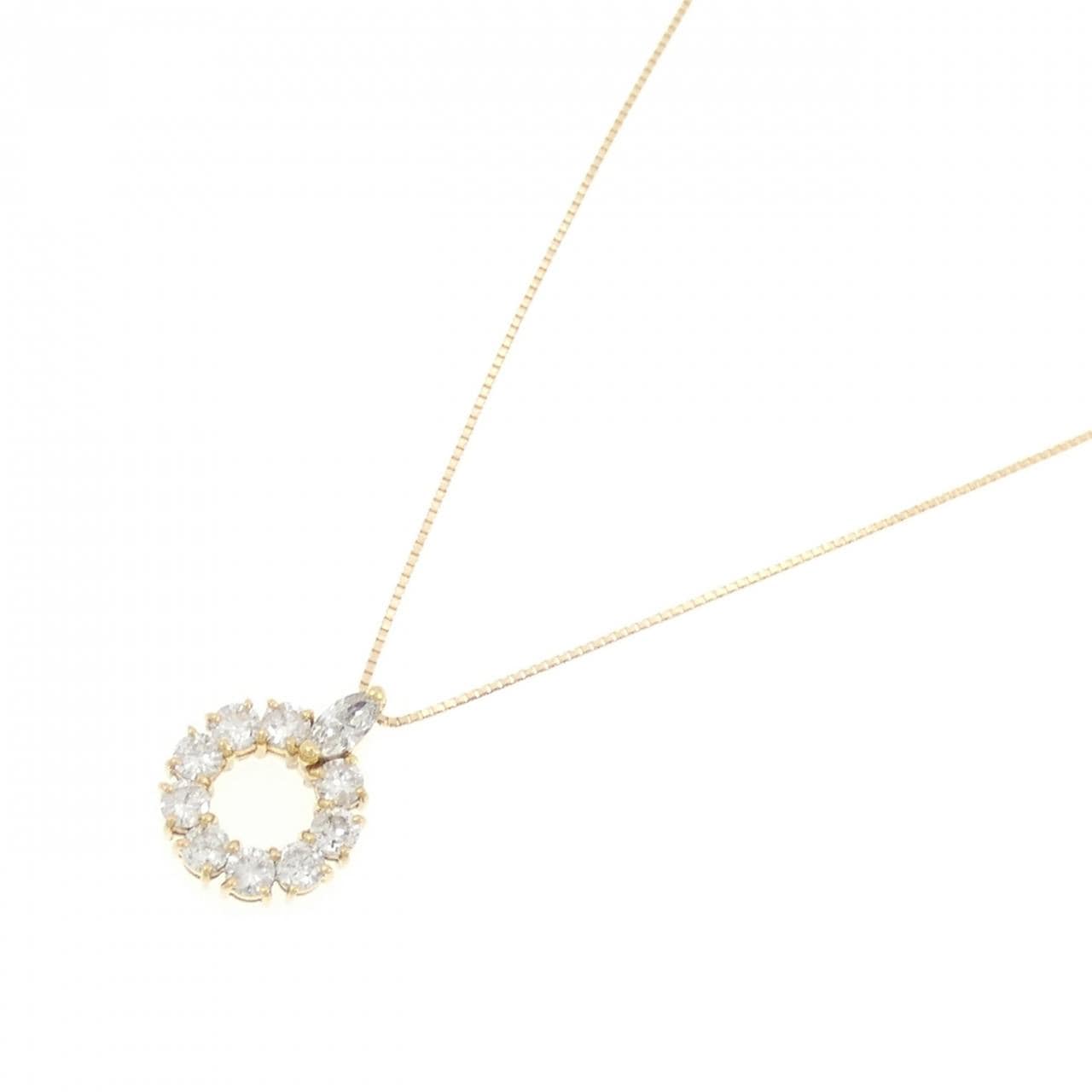 K18YG ダイヤモンド ネックレス 1.00CT