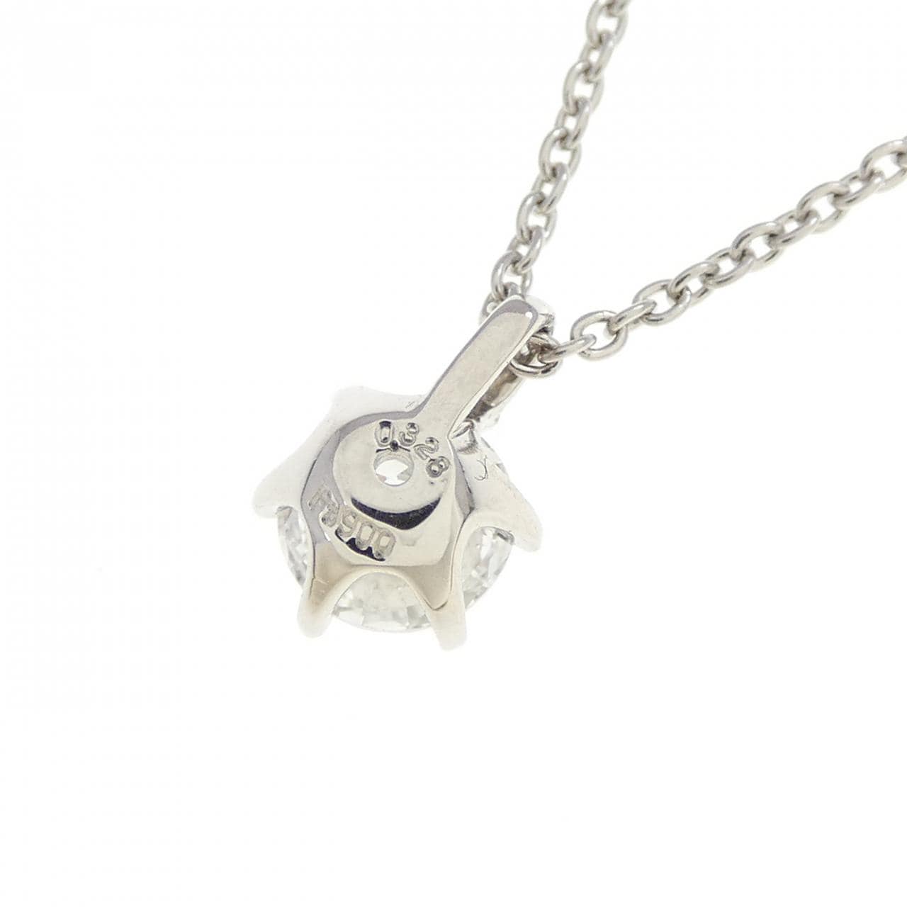 [Remake] PT900/PT850 Diamond Necklace 0.328CT E I1 VG