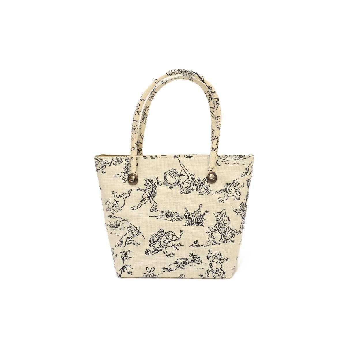 【新品】バッグ　鳥獣戯画