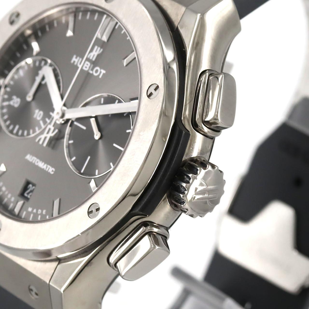 ウブロ クラシックフュージョンクロノグラフチタニウムレーシンググレー 521.NX.7071.LR TI 自動巻