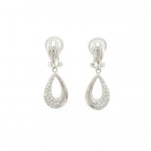 K18WG ダイヤモンド ピアス/イヤリング 0.40CT