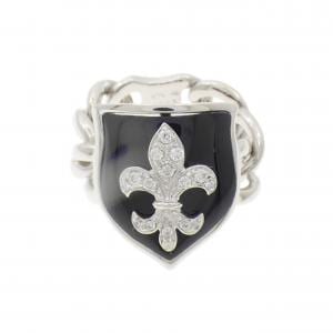 K18WG オニキス リング