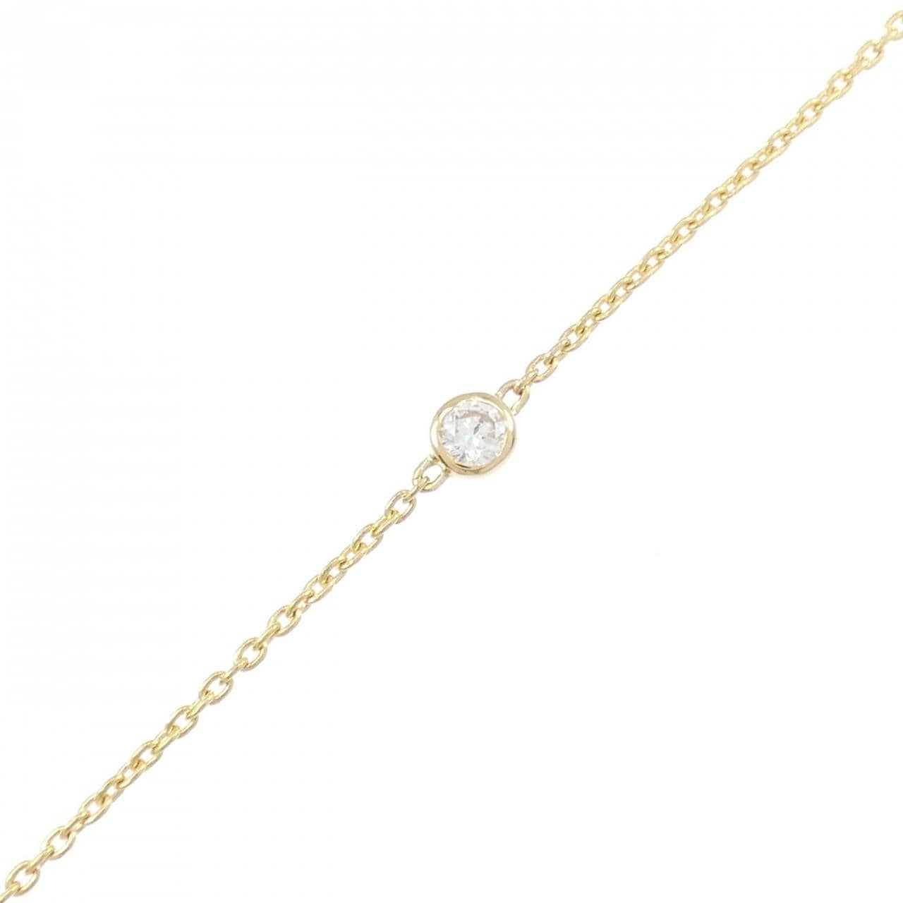 K18YG ダイヤモンド ブレスレット 0.10CT