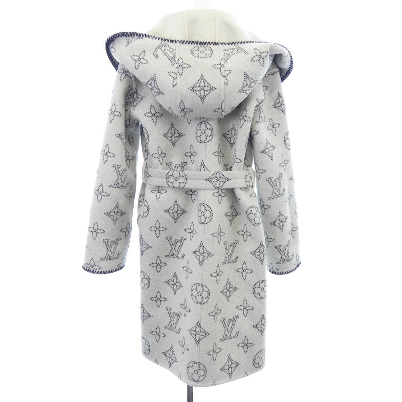ルイヴィトン LOUIS VUITTON リバーシブルマヒナモノグラムラップコート FOCO04R90 コート