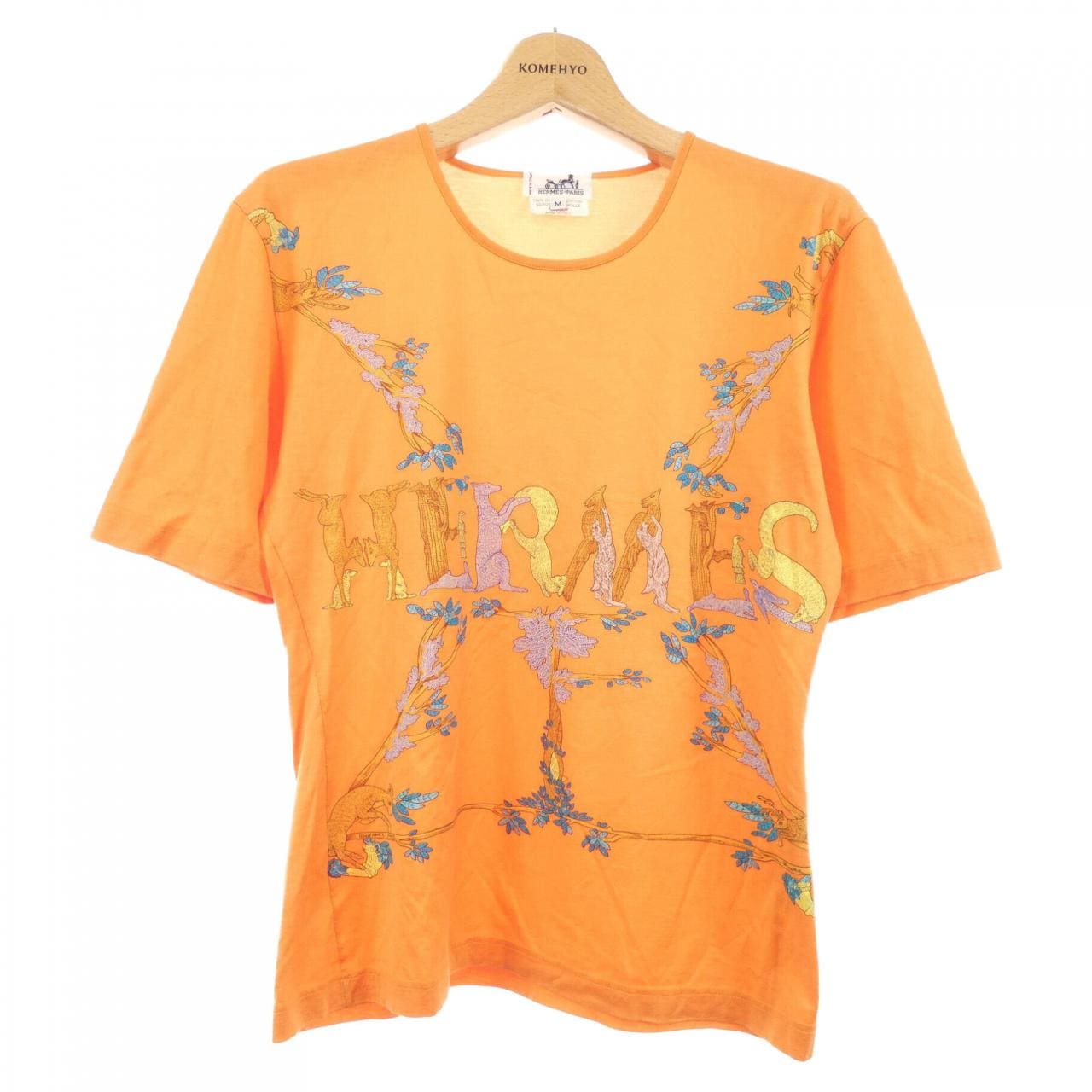 【ヴィンテージ】エルメス HERMES ANIMAL ALPHABET Tシャツ