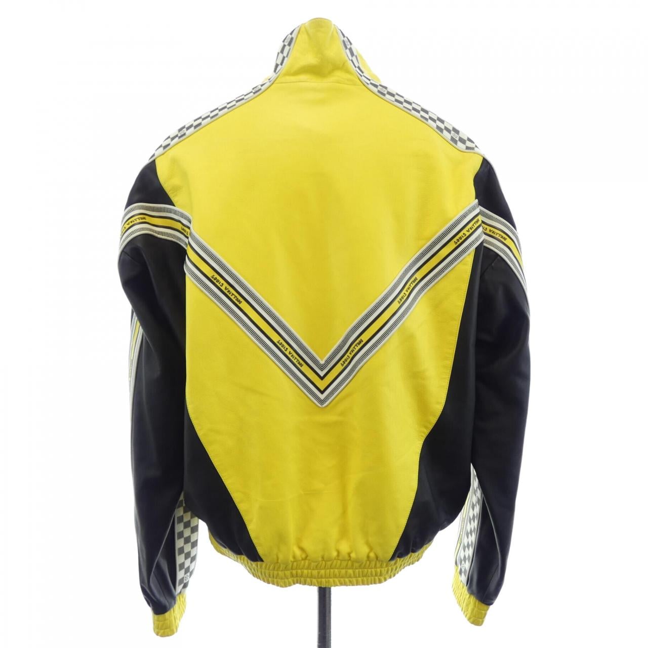 ルイヴィトン LOUIS VUITTON レザートラックブルゾン HML61EI85 レザージャケット