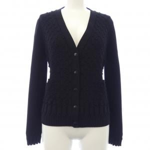 【美品】シャネル　CHANEL　カーディガン アンゴラ　ブラック38（M〜L） 美品】シャネルCHANELカーディガン アンゴラブラック38（M〜L）