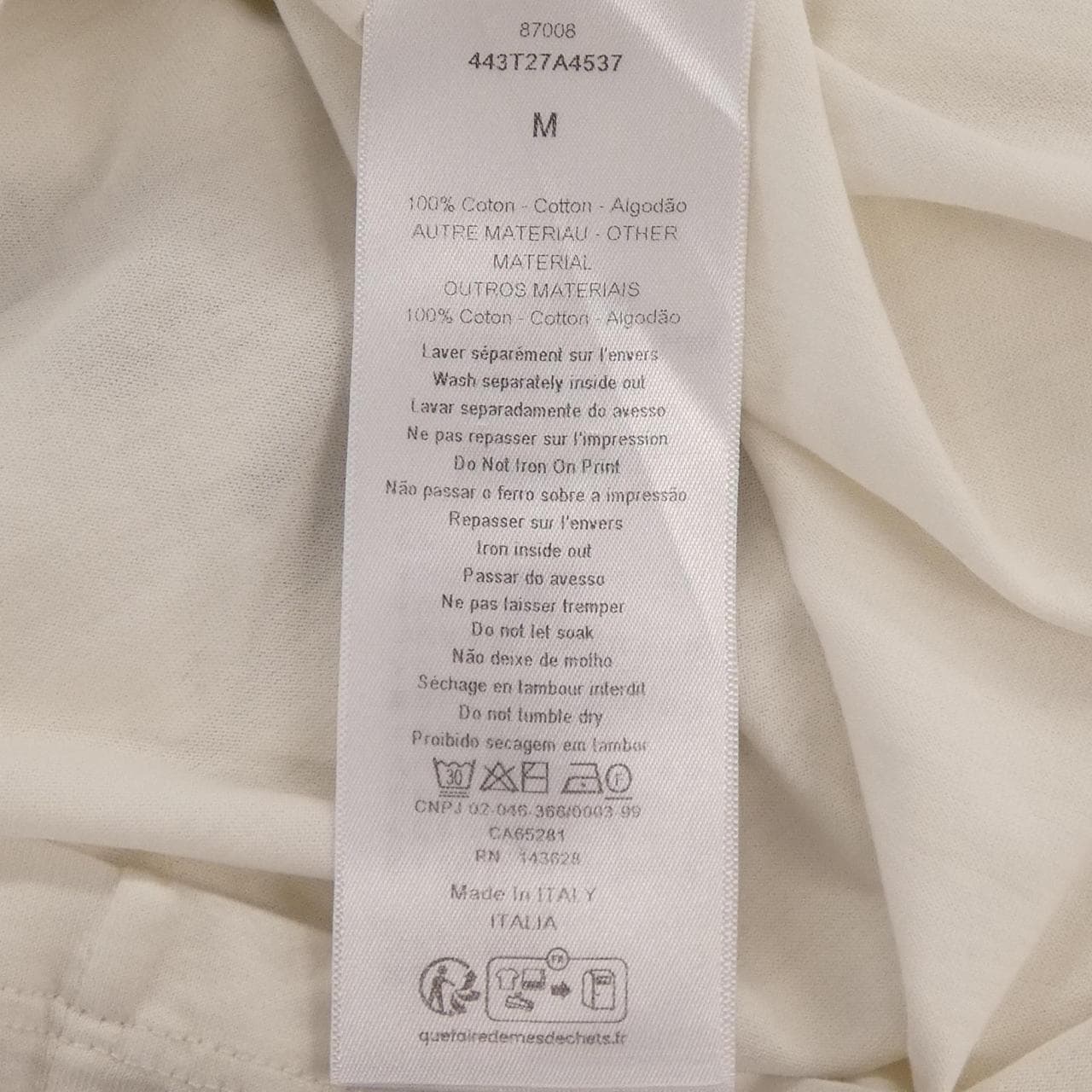 クリスチャンディオール CHRISTIAN DIOR 443T27A4537 Tシャツ