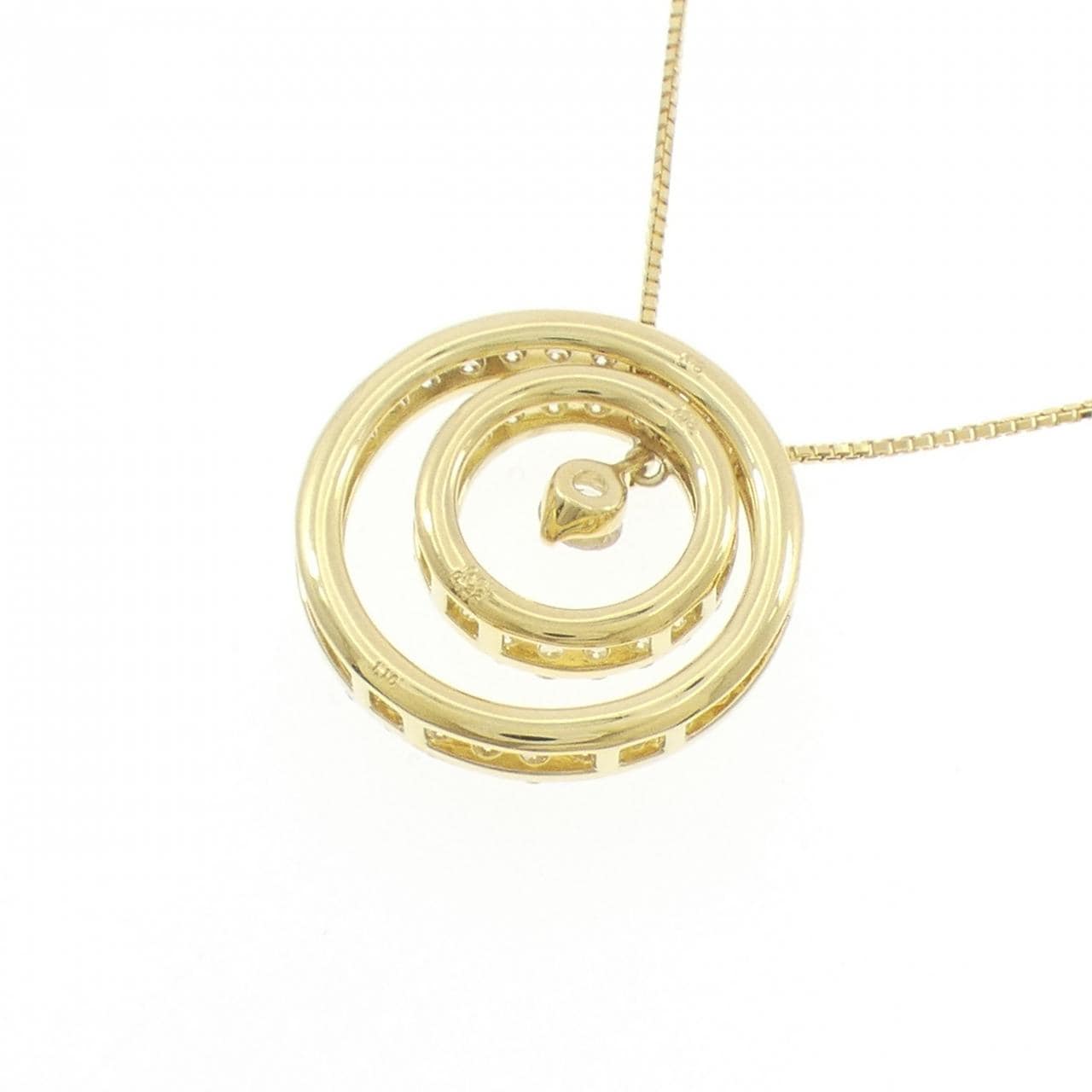 K18YG ダイヤモンド ネックレス 0.97CT