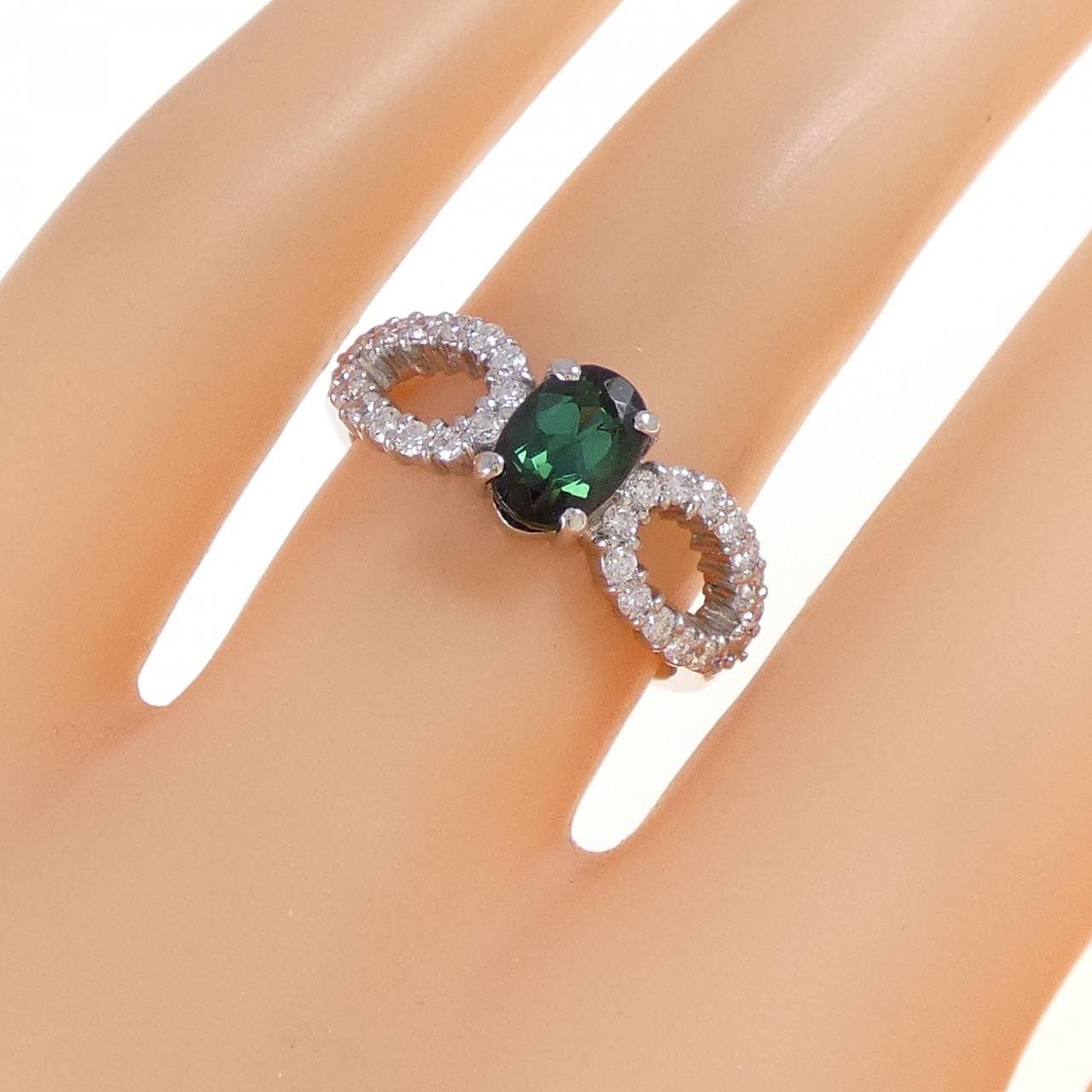 PT900 トルマリン リング 0.82CT