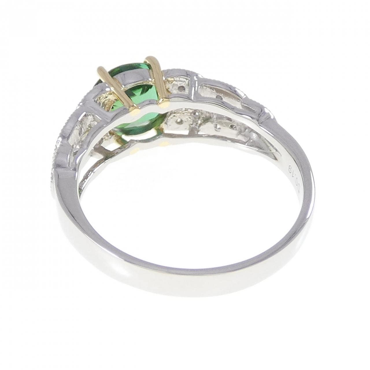 PT900/K18YG トルマリン リング 1.994CT