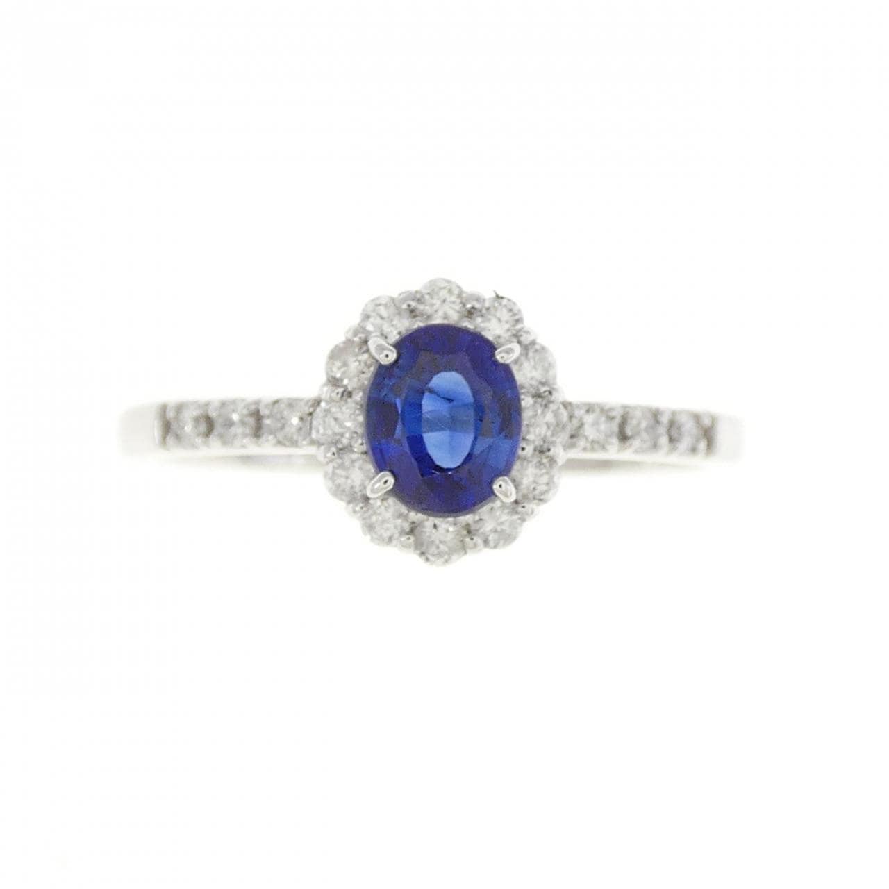 [BRAND NEW] PT Sapphire Ring 0.47CT