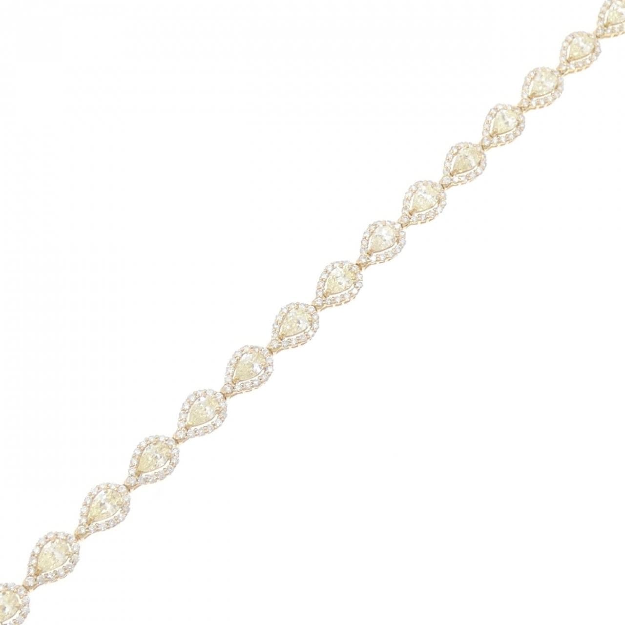 [新品] K18YG鑽石手鍊 4.50CT