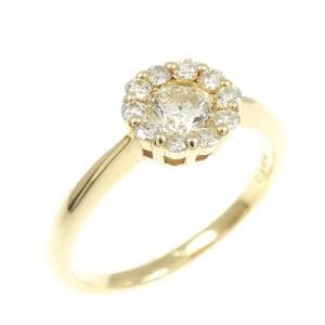 K18YG ダイヤモンド リング 0.304CT