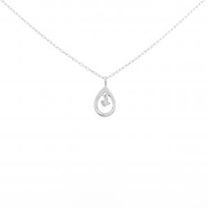 K10WG ダイヤモンド ネックレス 0.012CT